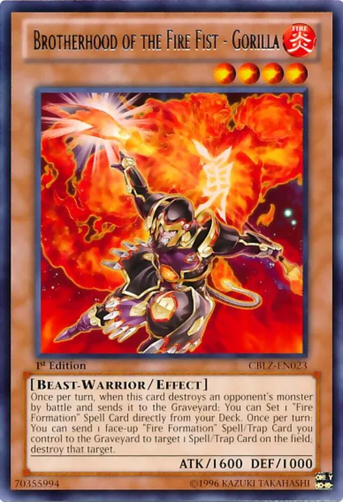 Brotherhood of the Fire Fist - Gorilla - 1st Edition