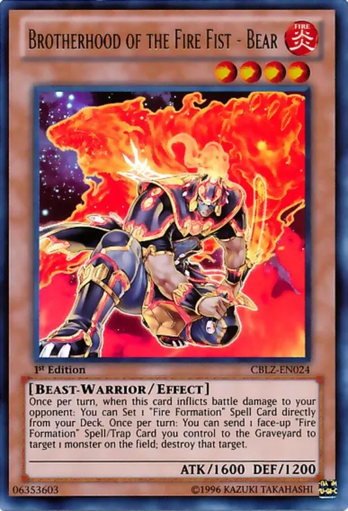 Brotherhood of the Fire Fist - Bear - Unlimited