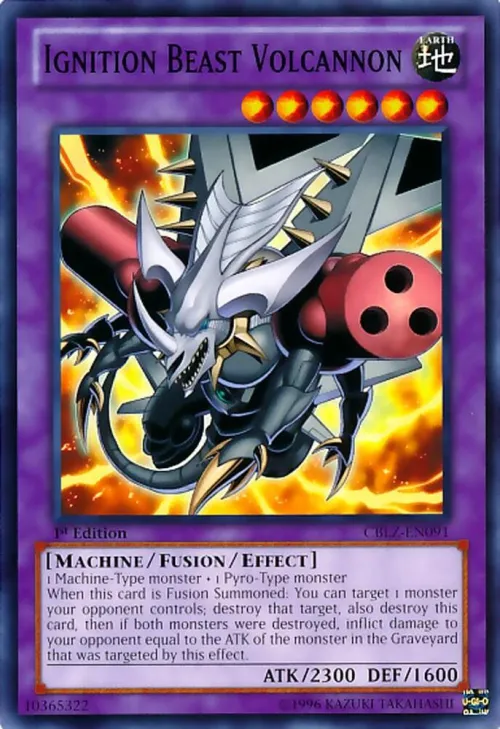 Ignition Beast Volcannon - 1st Edition