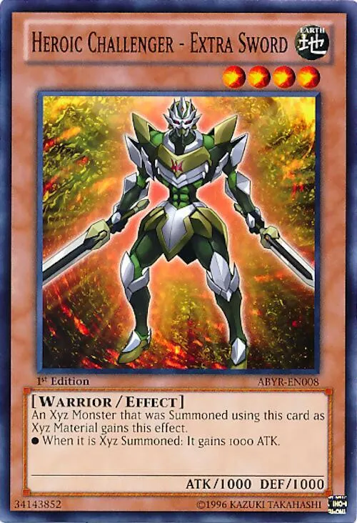 Heroic Challenger - Extra Sword - 1st Edition