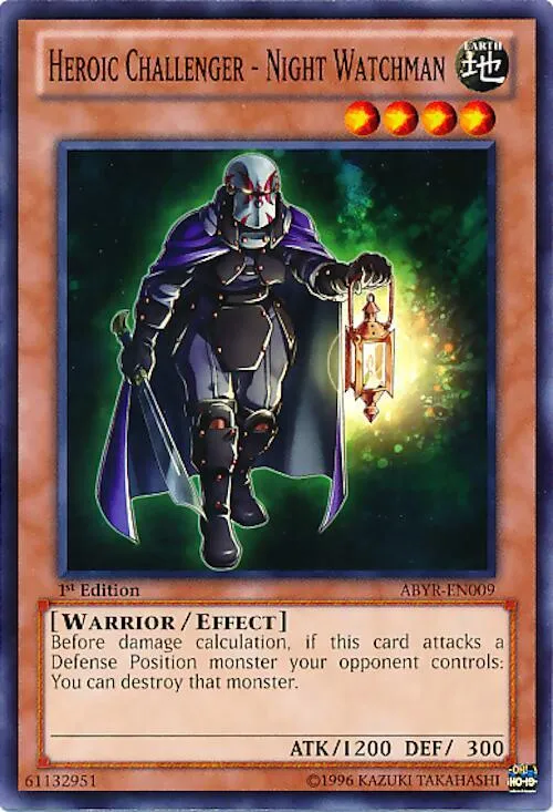 Heroic Challenger - Night Watchman - 1st Edition