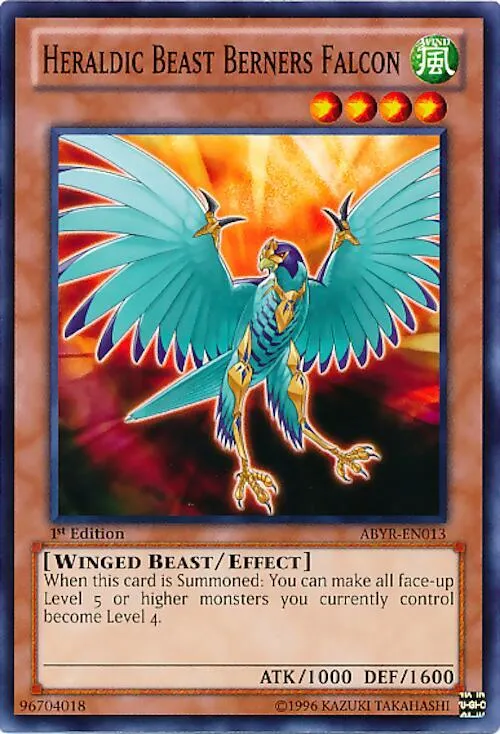 Heraldic Beast Berners Falcon - 1st Edition