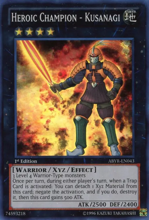 Heroic Champion - Kusanagi - 1st Edition