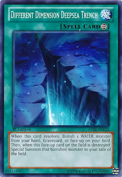 Different Dimension Deepsea Trench - 1st Edition