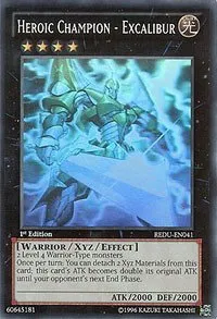 Heroic Champion - Excalibur - Ghost Rare First Edition