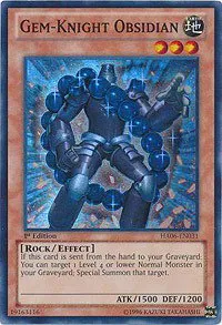 Gem-Knight Obsidian - 1st Edition