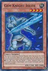 Gem-Knight Iolite - 1st Edition
