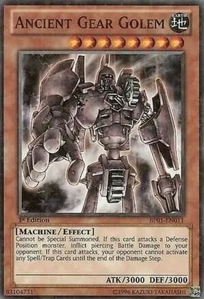 Ancient Gear Golem - Starfoil First Edition