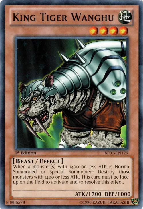 King Tiger Wanghu - Starfoil First Edition