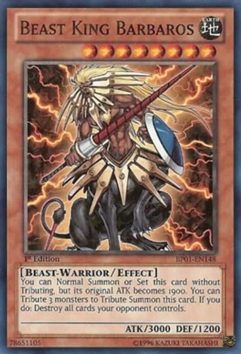 Beast King Barbaros - Starfoil First Edition