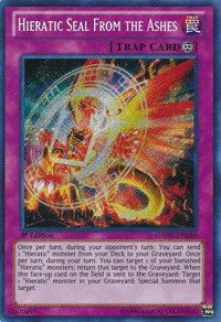 Hieratic Seal From the Ashes - 1st Edition