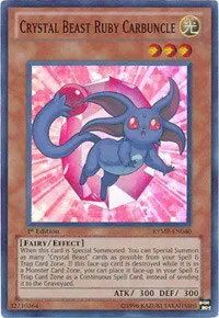 Crystal Beast Ruby Carbuncle - 1st Edition