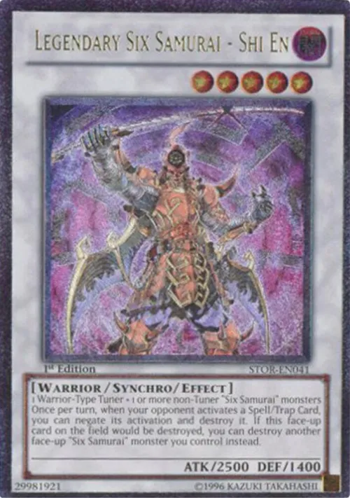 Legendary Six Samurai - Shi En - Utr First Edition