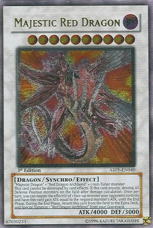 Majestic Red Dragon - Utr First Edition