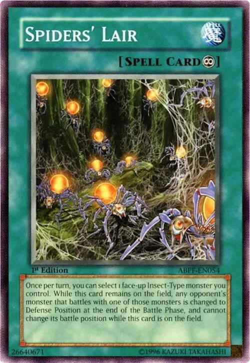 Spiders' Lair - 1st Edition