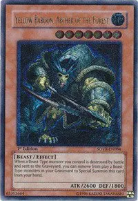 Yellow Baboon, Archer of the Forest - Utr First Edition