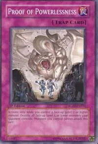 Proof of Powerlessness - 1st Edition