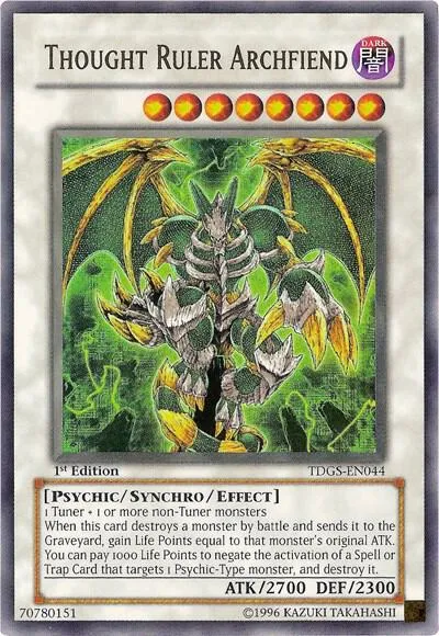 Thought Ruler Archfiend - 1st Edition