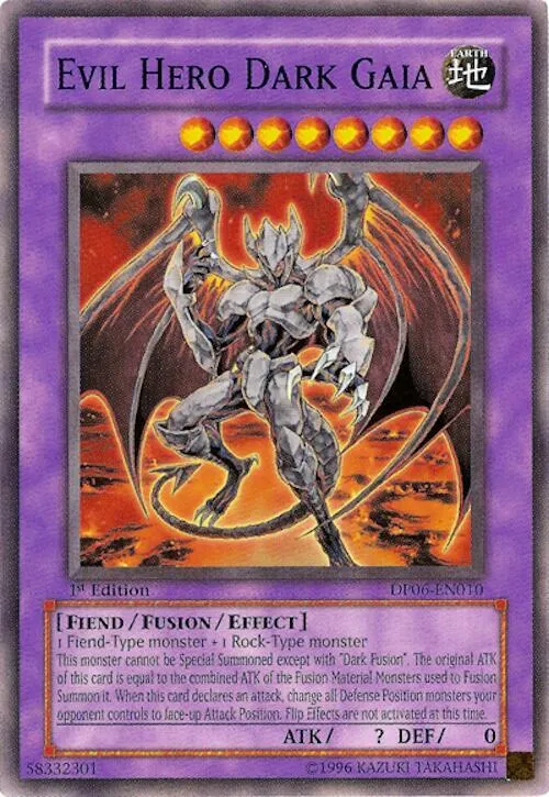 Evil Hero Dark Gaia - 1st Edition