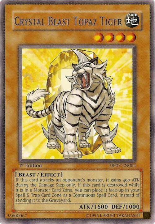 Crystal Beast Topaz Tiger - 1st Edition
