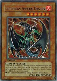 Chthonian Emperor Dragon - 1st Edition