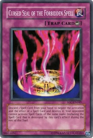 Cursed Seal of the Forbidden Spell - 1st Edition