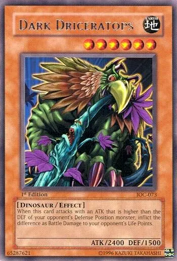 Dark Driceratops - 1st Edition