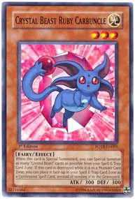 Crystal Beast Ruby Carbuncle - 1st Edition