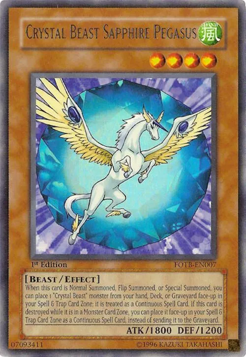 Crystal Beast Sapphire Pegasus - Unlimited