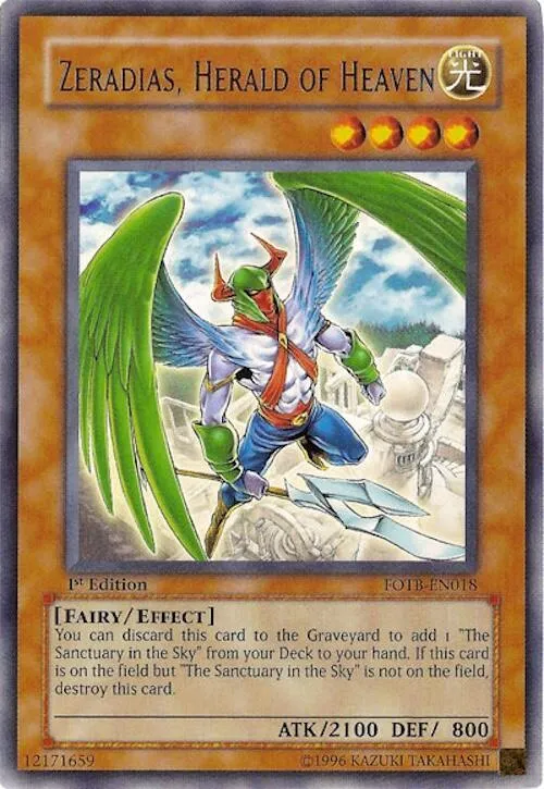 Zeradias, Herald of Heaven - 1st Edition