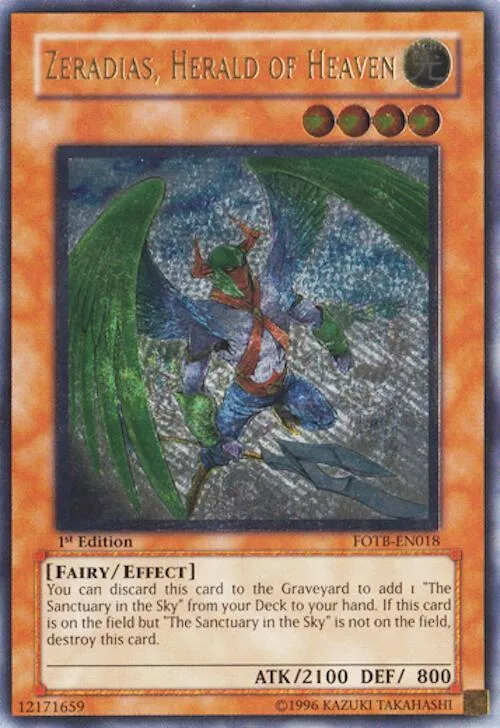 Zeradias, Herald of Heaven - Utr First Edition