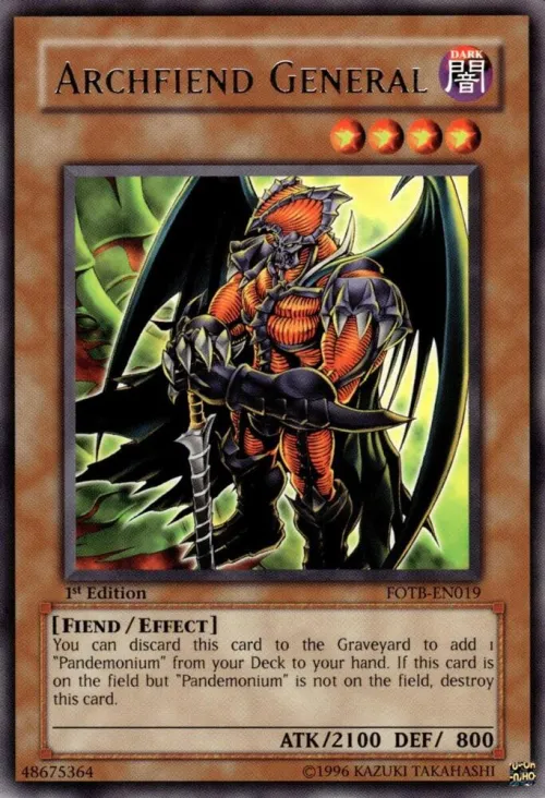 Archfiend General - 1st Edition