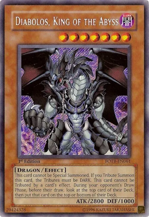 Diabolos, King of the Abyss - 1st Edition