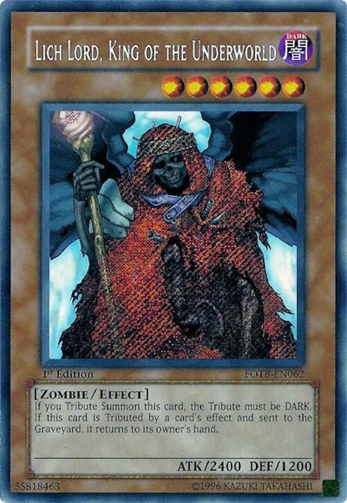 Lich Lord, King of the Underworld - 1st Edition