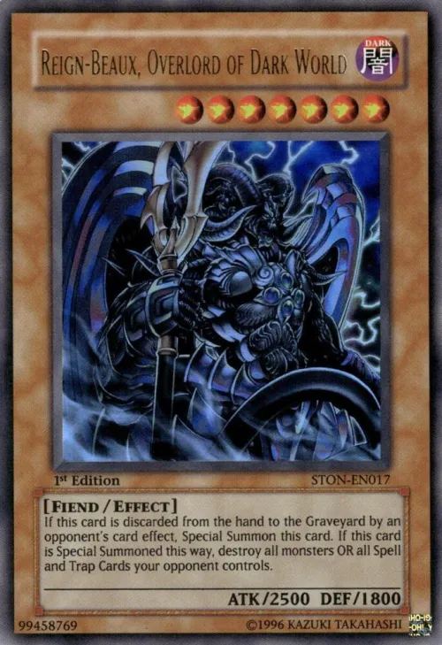Reign-Beaux, Overlord of Dark World - 1st Edition