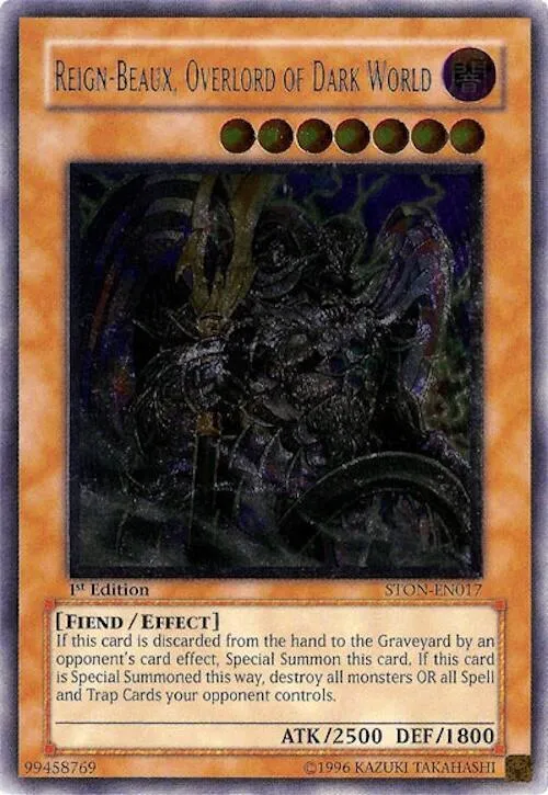 Reign-Beaux, Overlord of Dark World - Utr First Edition