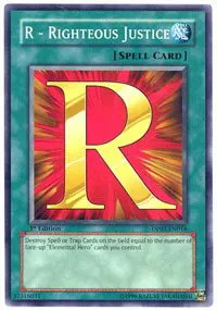 R - Righteous Justice - Unlimited