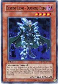 Destiny Hero - Diamond Dude - 1st Edition