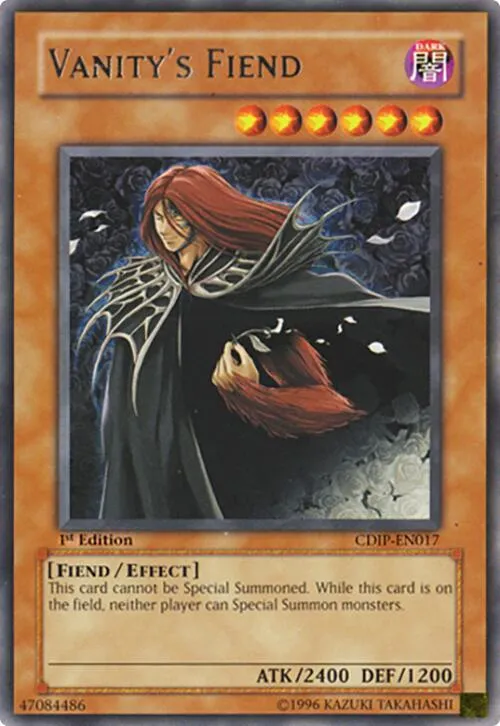 Vanity's Fiend - 1st Edition