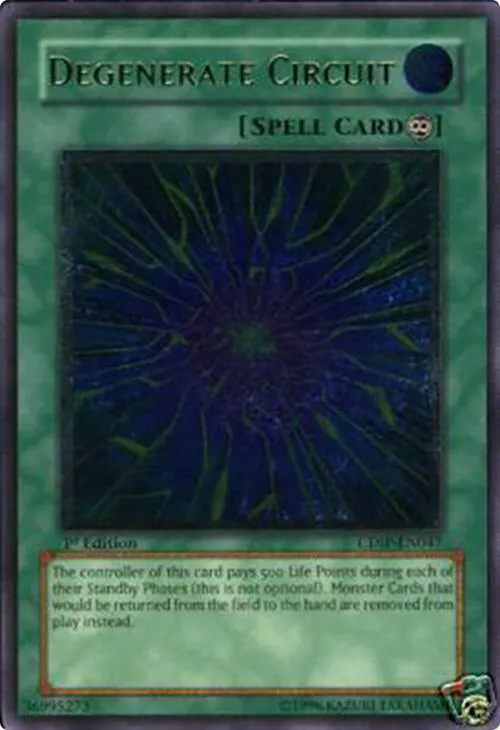 Degenerate Circuit - Utr First Edition