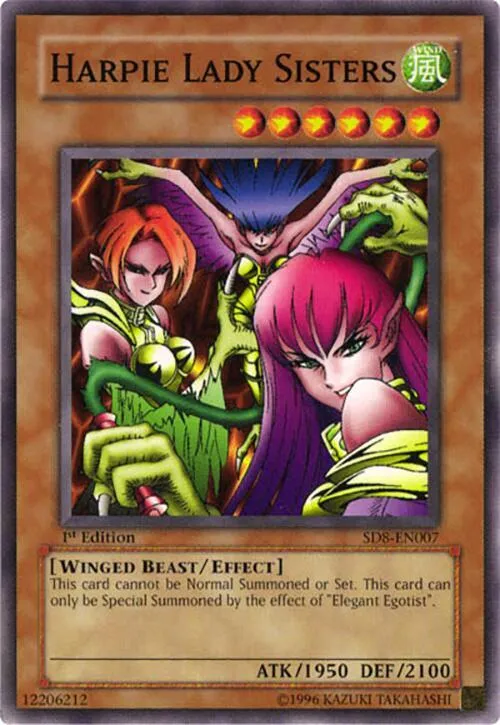 Harpie Lady Sisters - 1st Edition