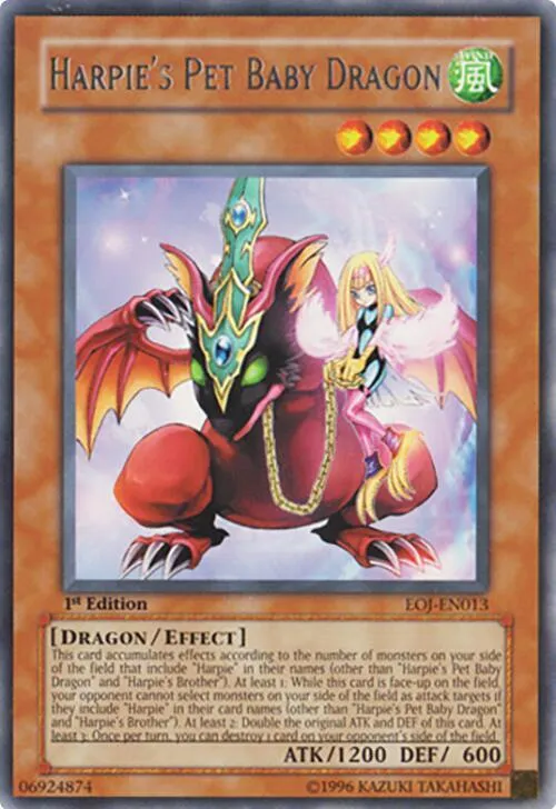 Harpie's Pet Baby Dragon - 1st Edition