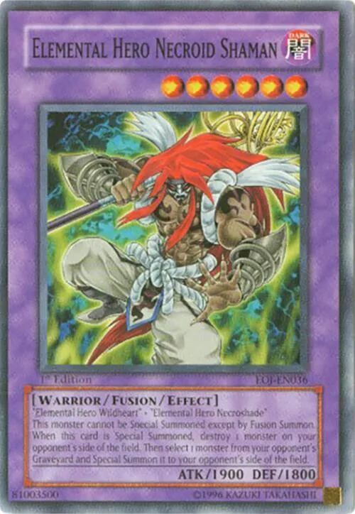 Elemental Hero Necroid Shaman - 1st Edition