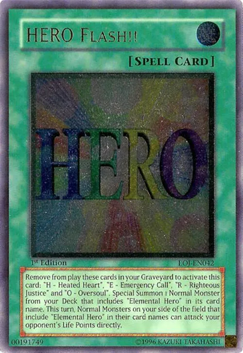 HERO Flash!! - Utr First Edition