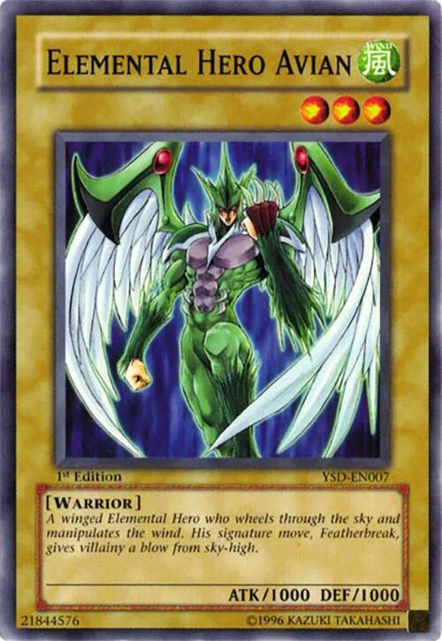 Elemental Hero Avian - 1st Edition