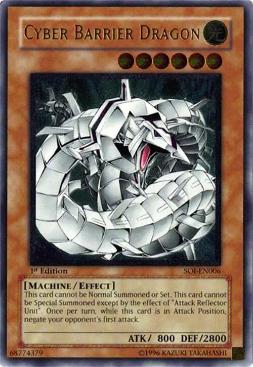 Cyber Barrier Dragon - Utr First Edition