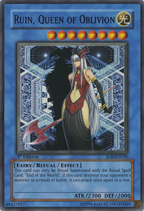 Ruin, Queen of Oblivion - 1st Edition