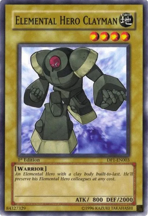 Elemental Hero Clayman - 1st Edition