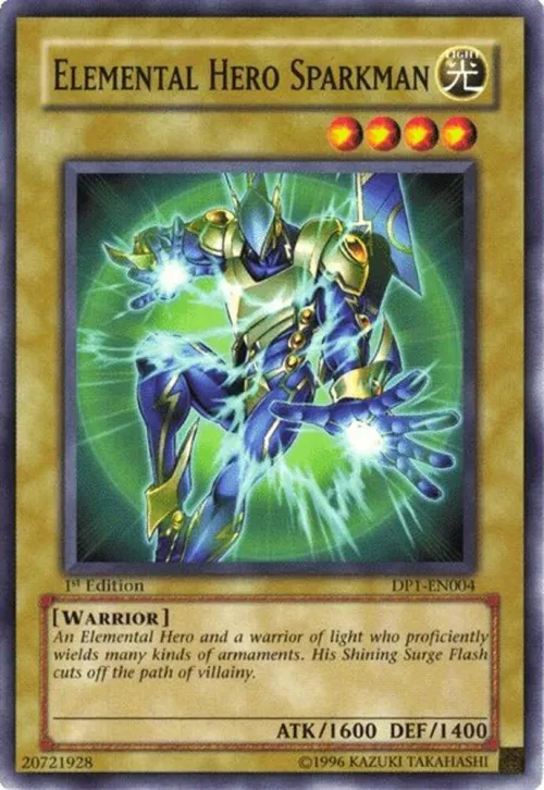 Elemental Hero Sparkman - 1st Edition