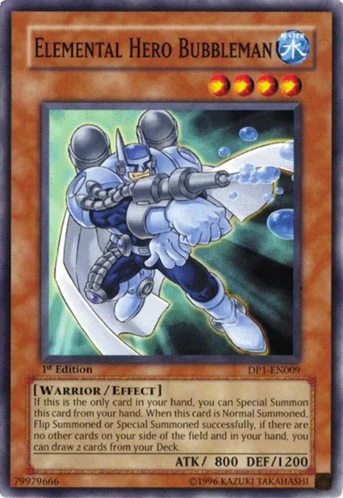 Elemental Hero Bubbleman - 1st Edition